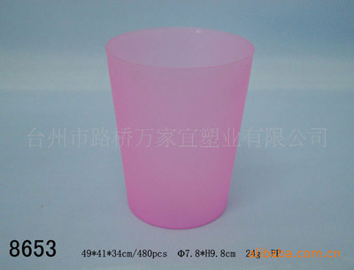 【供應各款塑料杯、塑料水杯、涼水杯等家用塑料制品(圖)】價格,廠家,圖片,杯子,臺州市路橋萬家宜塑業(yè)-
